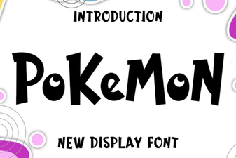 Pokemon Font - Free Display Font Inspired by the Pokemon Logo
